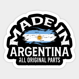 Born in Argentina Sticker